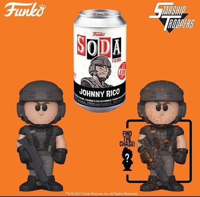 Funko POP Soda  Johnny Rico Sealed Case of 6 Guaranteed Chase