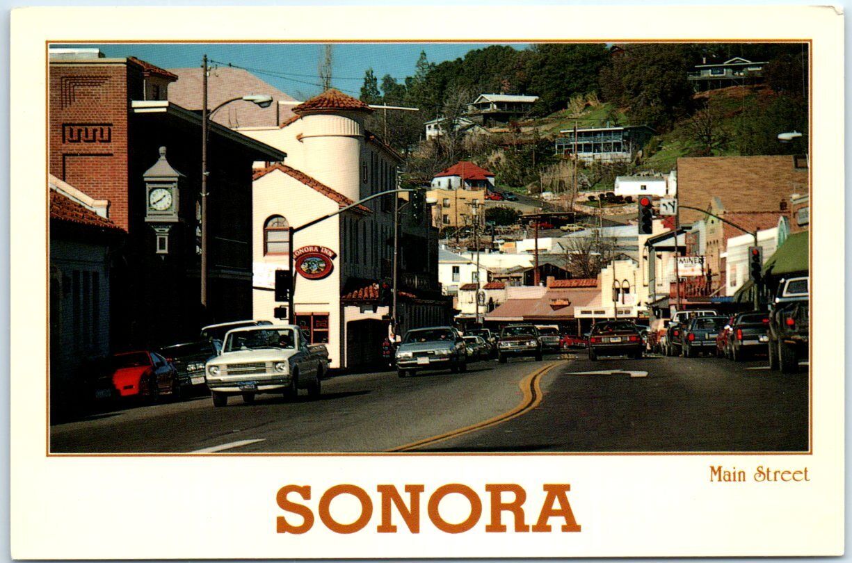 Postcard - Main Street, Sonora, California
