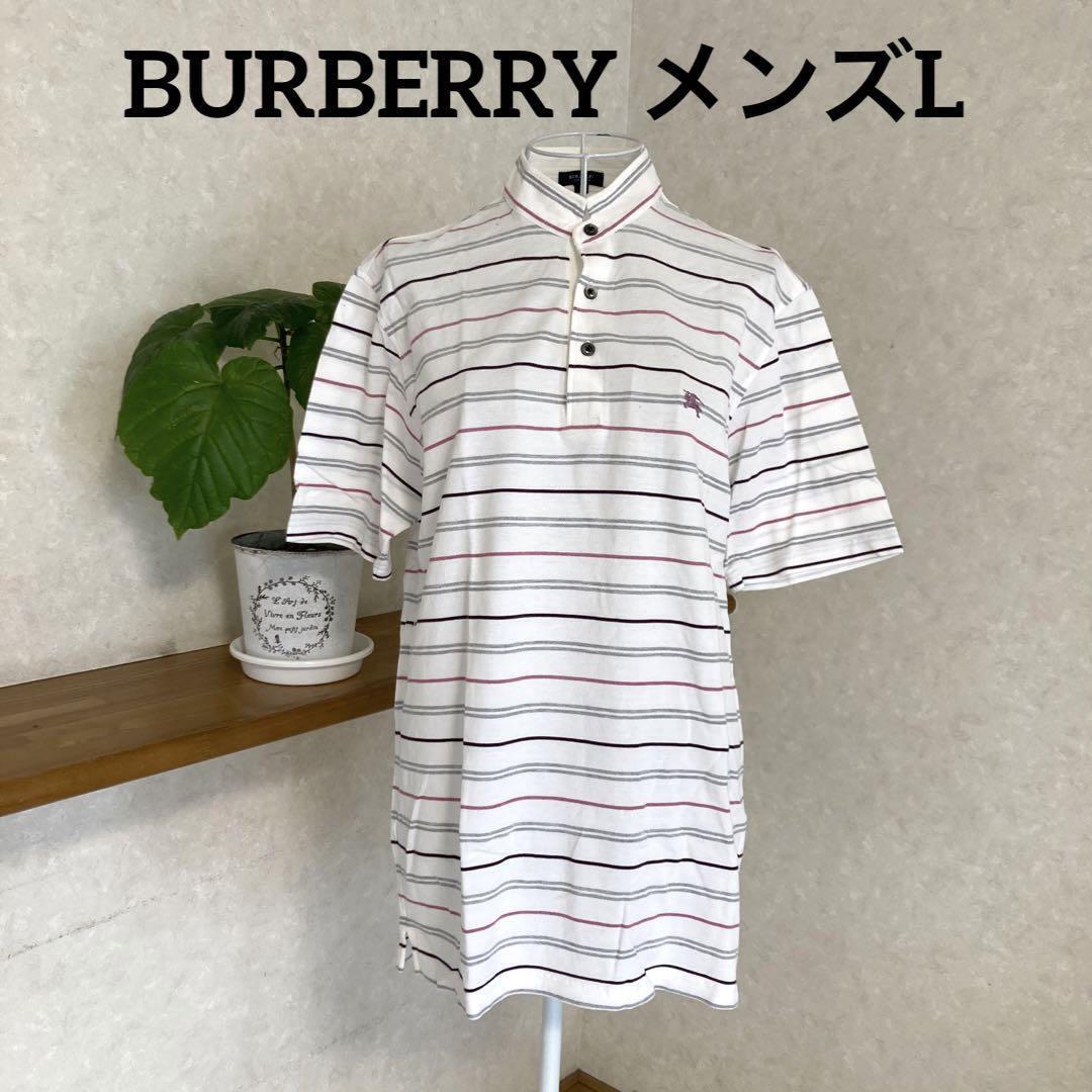BURBERRY polo shirt men's size L