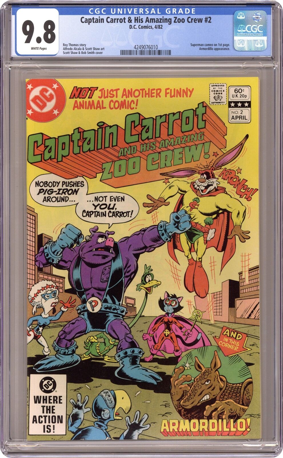 Captain Carrot #2 CGC 9.8 1982 4249076010
