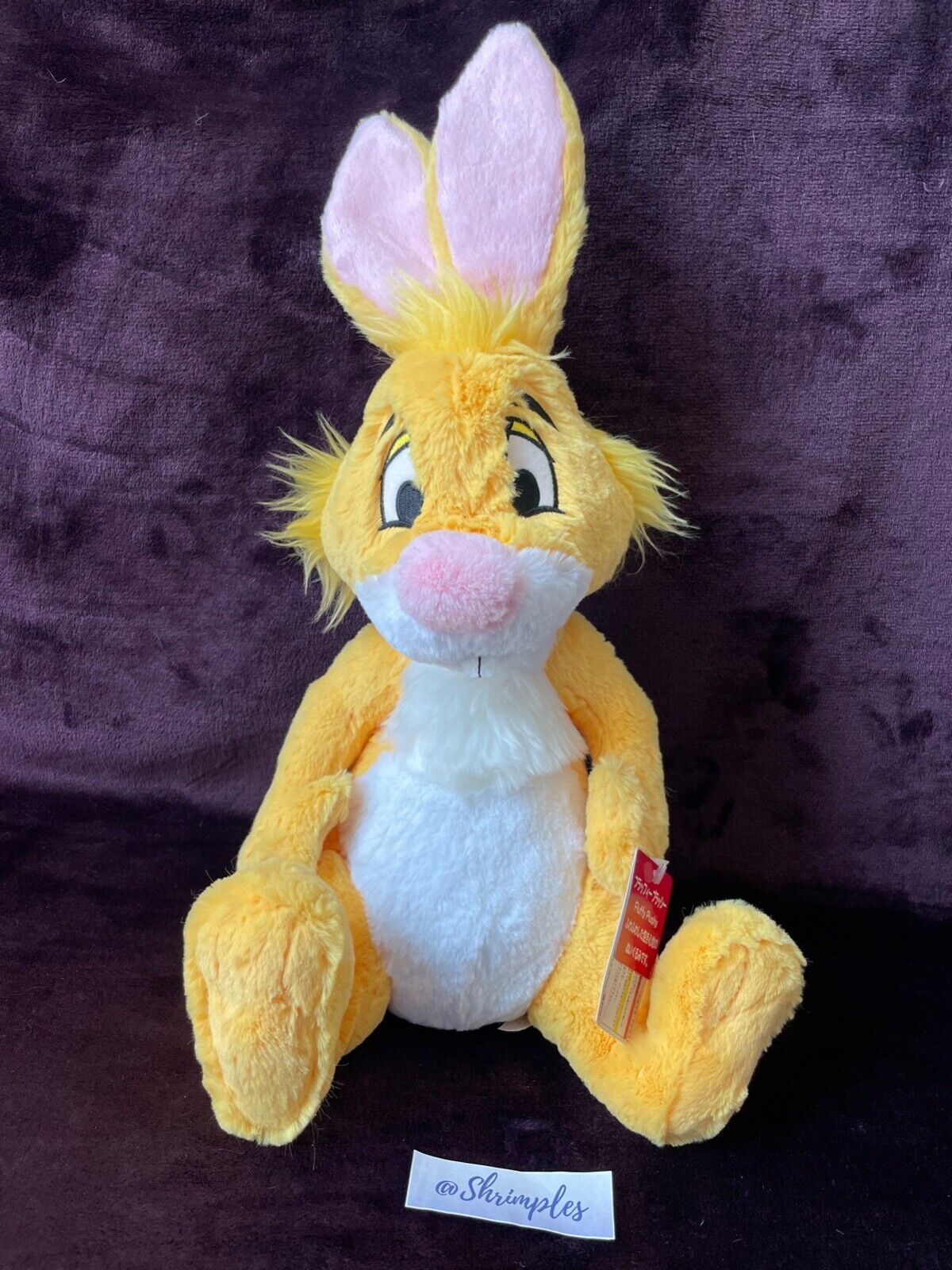 TOKYO DISNEY RESORT PLUSH RABBIT Winnie the Pooh NEW with Tags VHTF Japan Only