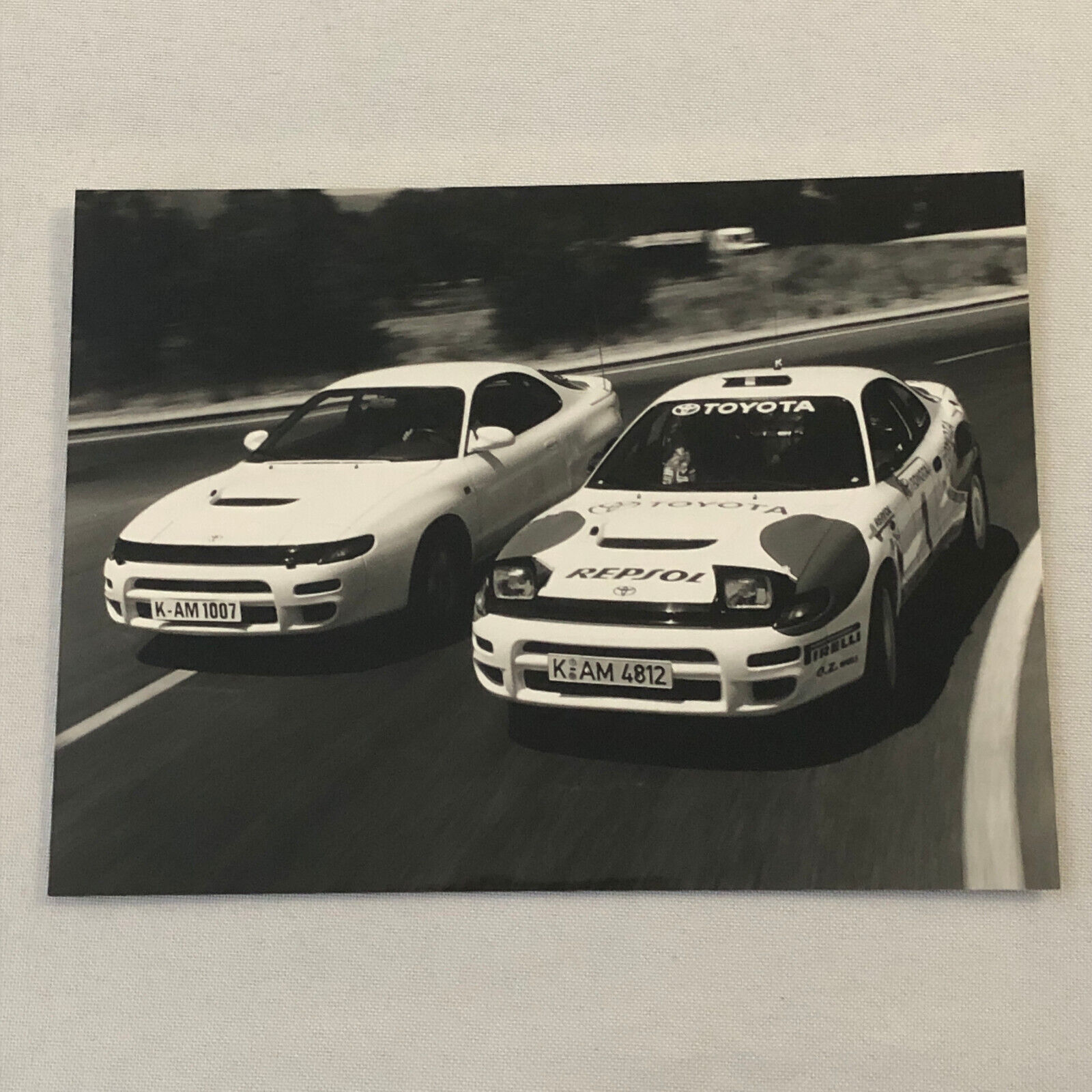 1991 Toyota Celica Carlos Sainz Limited Edition Factory Press Photo Photograph