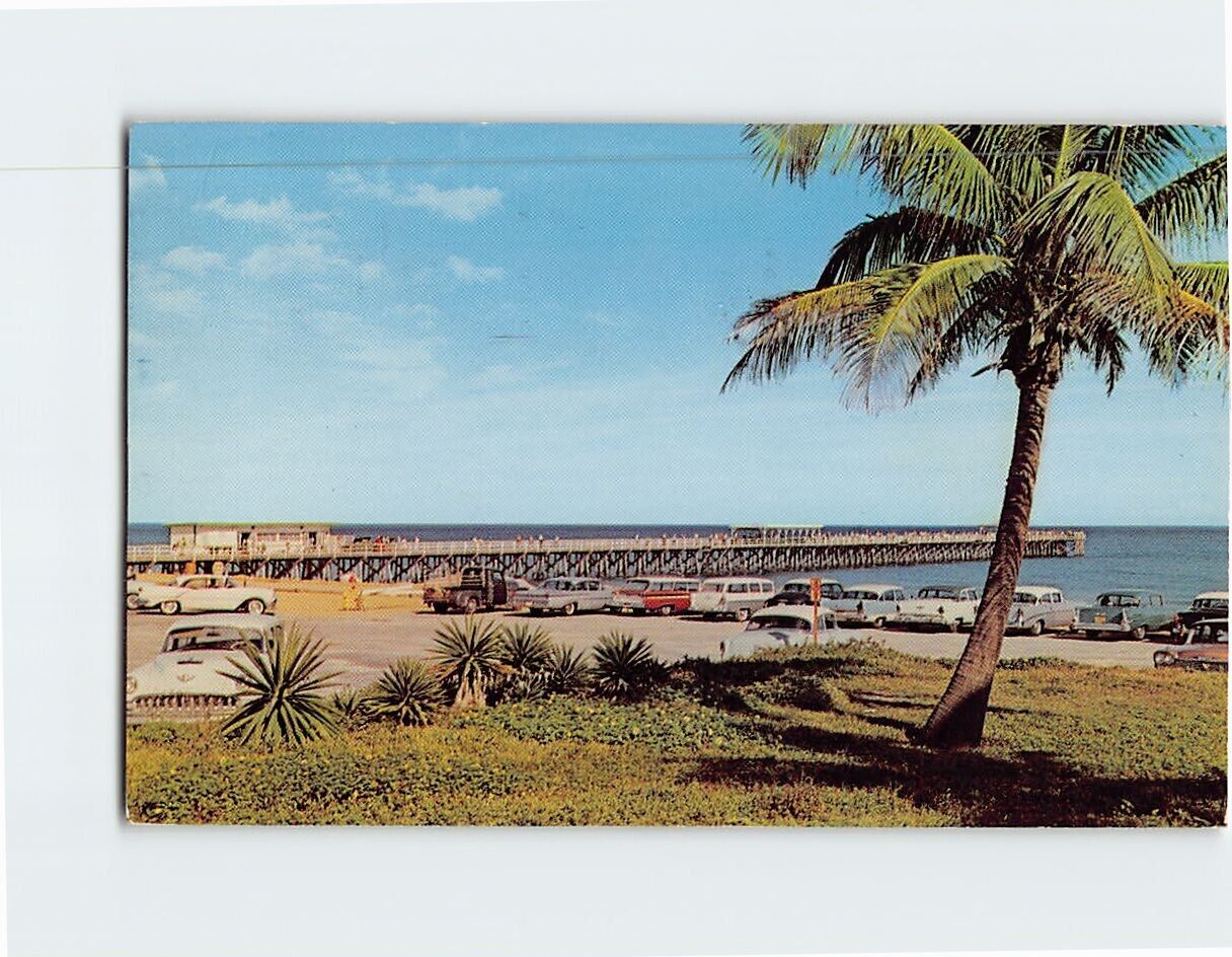Postcard New Fishing Pier Lake Worth Florida USA
