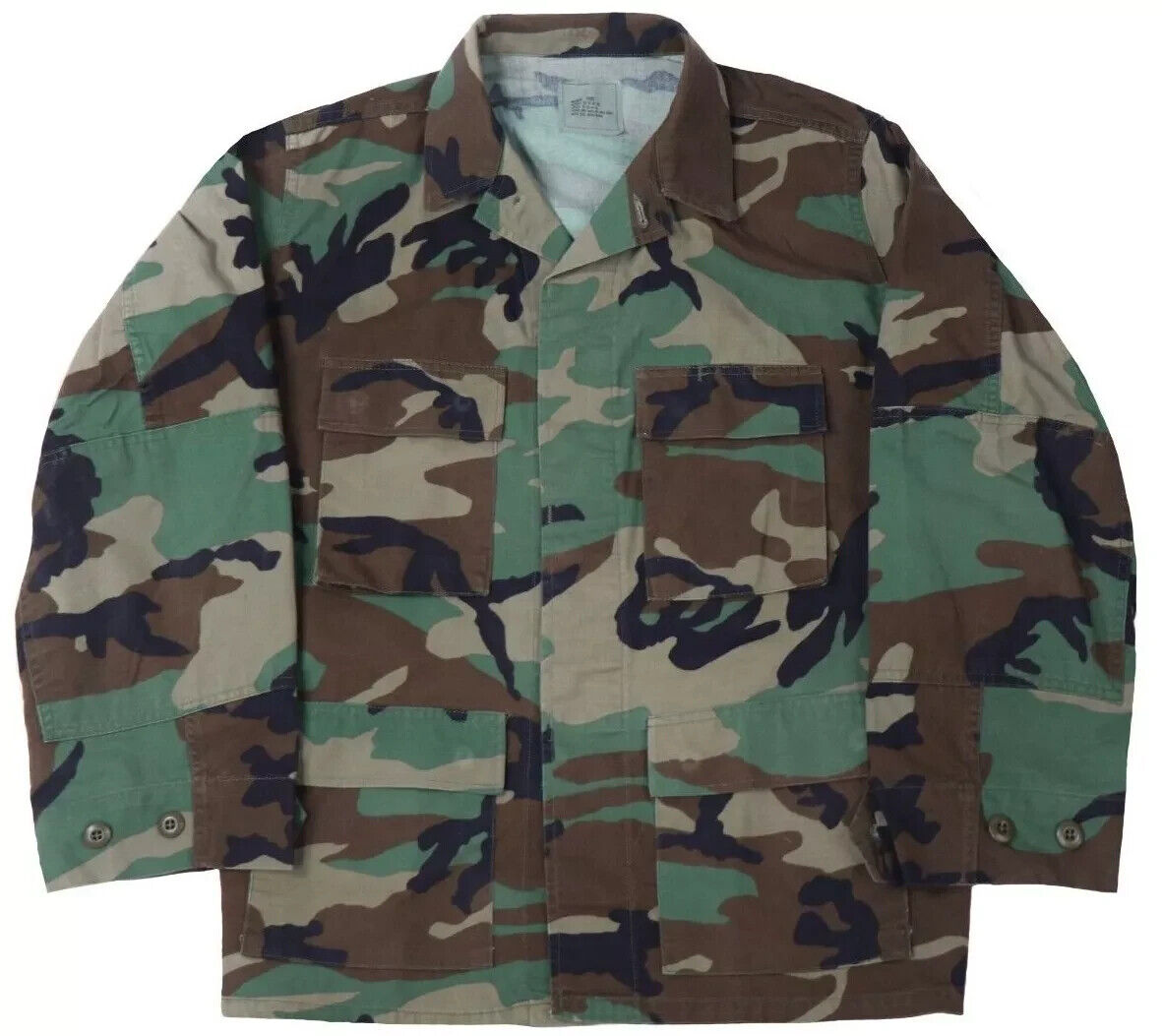 XLarge Reg - US Military BDU M81 Woodland Combat Uniform Shirt Field Jacket Top
