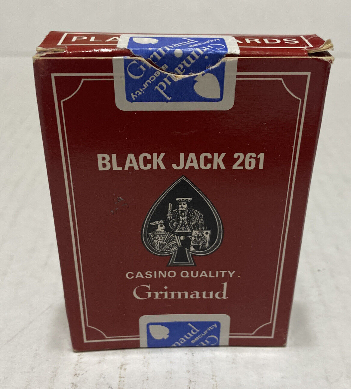 Black Jack 261 Grimaud Playing Cards Laughlin’s Riverside Resort