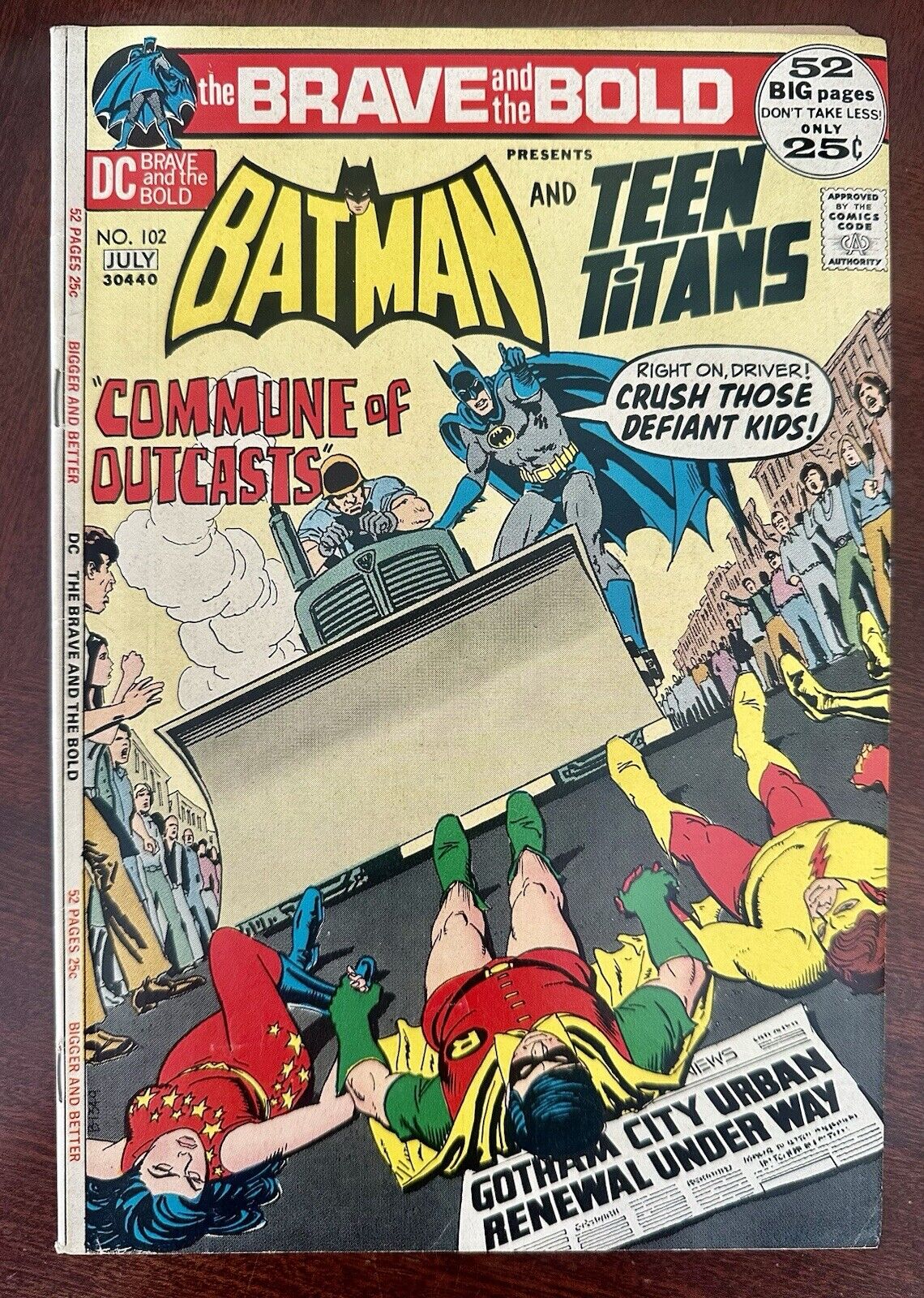 1971 Brave and the Bold #102 - Batman and Teen Titans