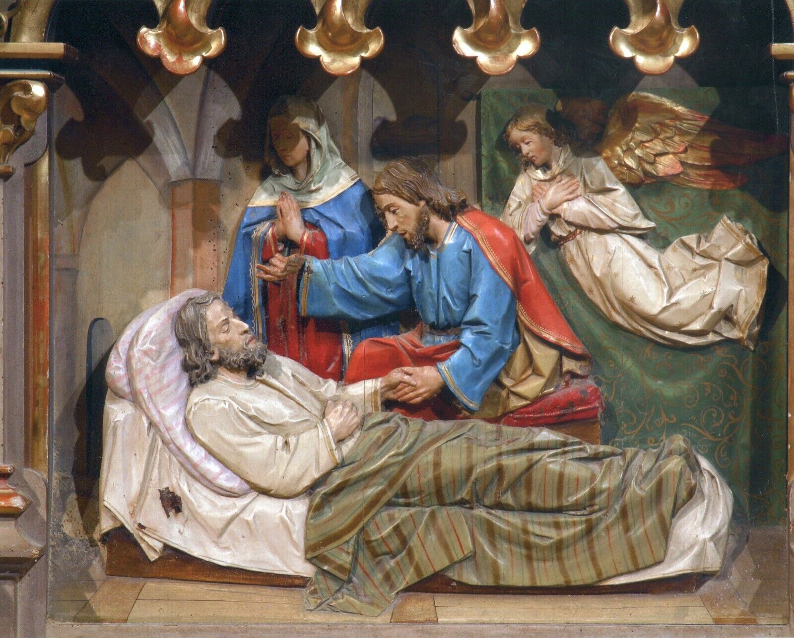 Catholic print picture - The Death of St. Joseph R - 8