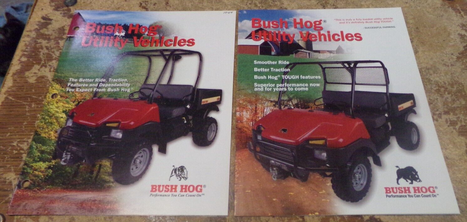2-lot 2000\'s bush hog utility vehicles in nice shape used
