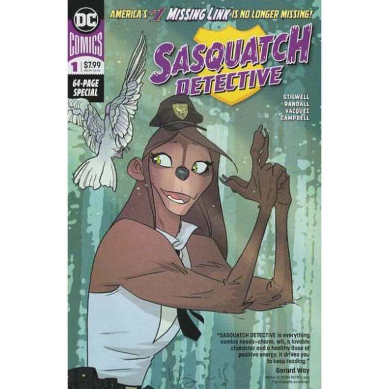 Sasquatch Detective #1 DC comics NM+ Full description below [k^
