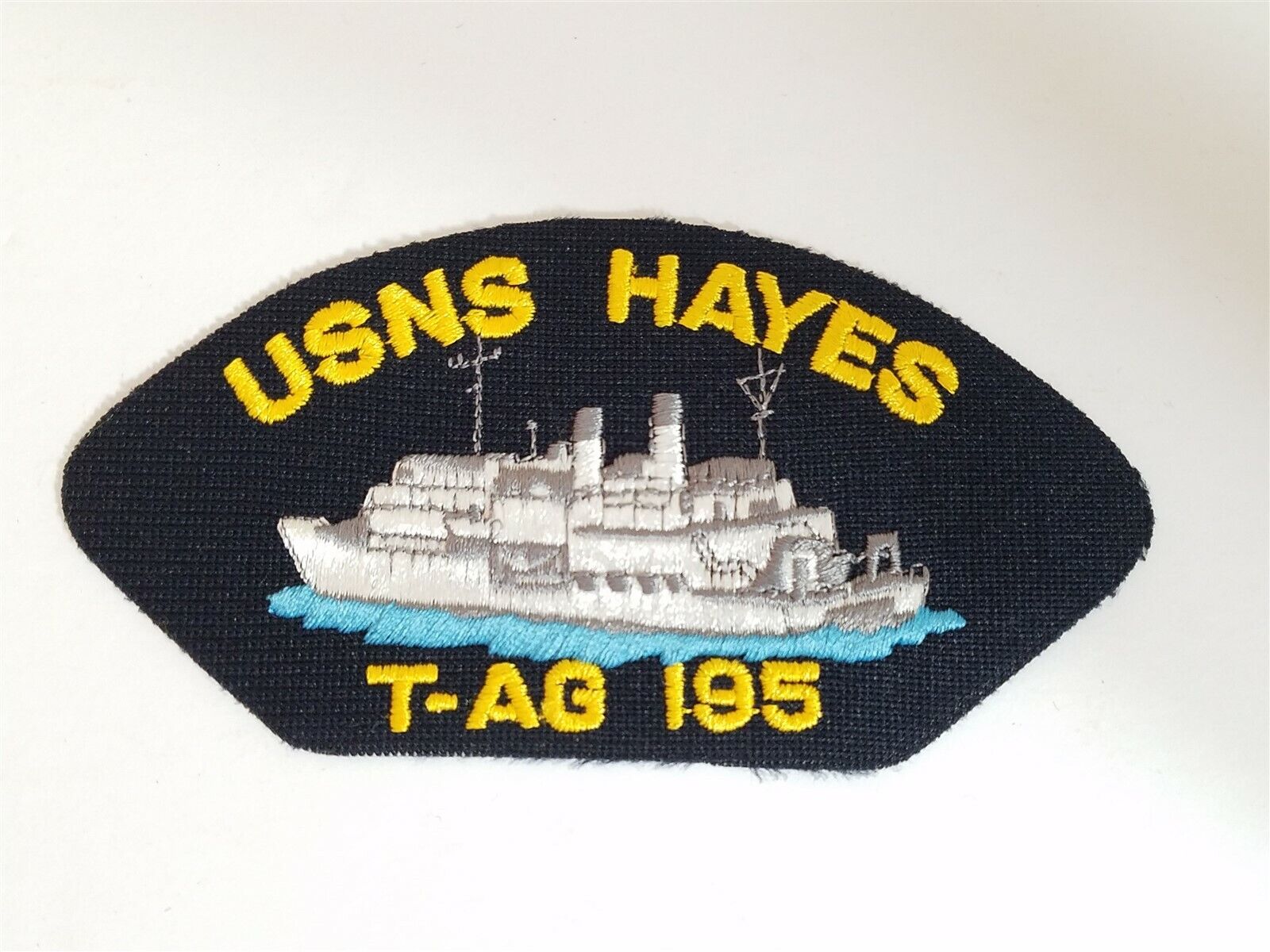 USNS Hayes T-AG 195 US Navy Ship NOS Embroidered Patch