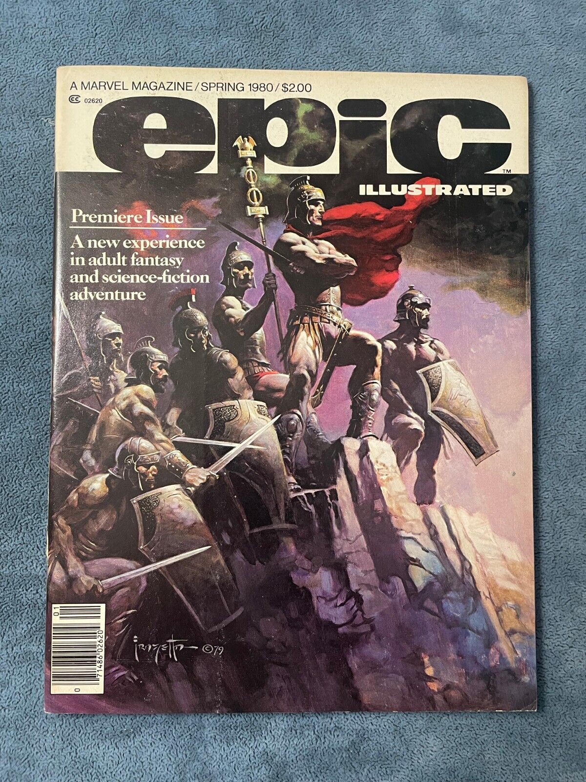 Epic Illustrated #1 1979 Marvel Magazine Frank Frazetta Jim Starlin Suydam VF+