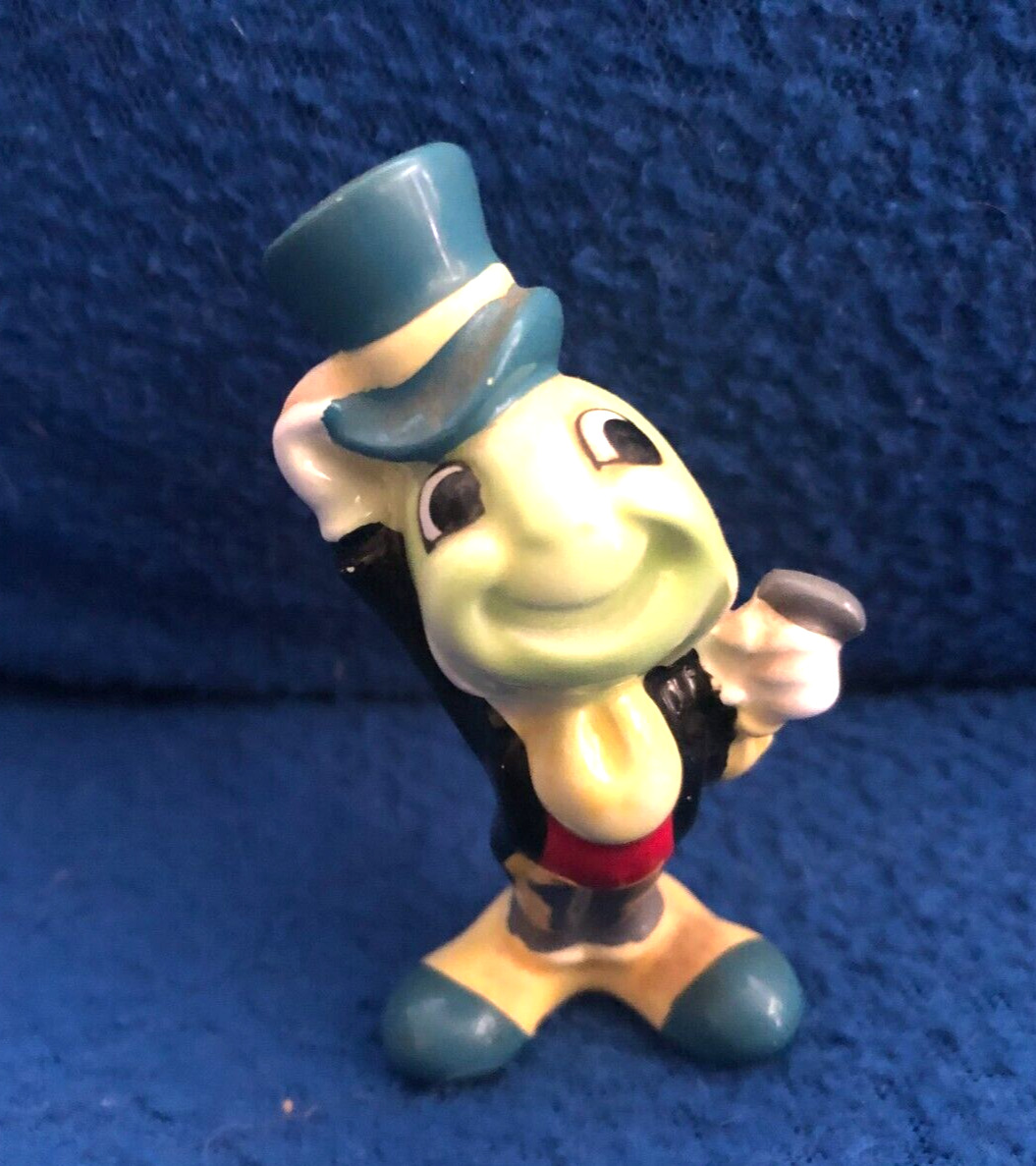 Disney Jiminy Cricket Collectible Pinnochio Miniature Ceramic Figure