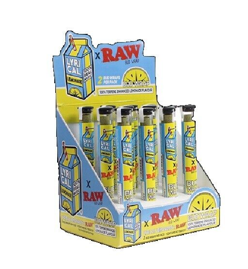Lyrical Lemonade X Raw Bud Cones - COUNTER TOP DISPLAY of 12 tubes (2 per tube)