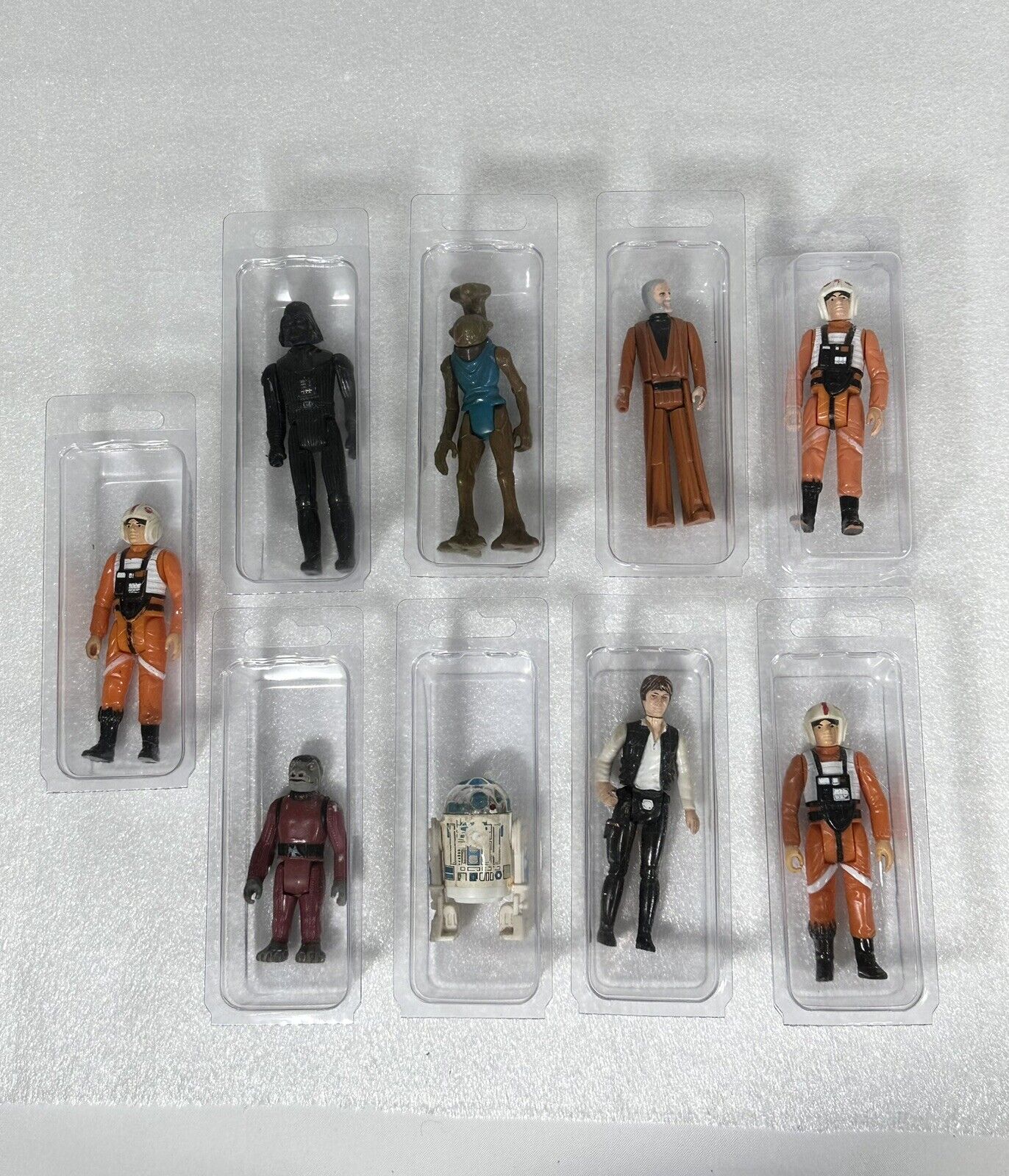 1970\'s G.M.F.G.I Star Wars Action Figures ~ Made in Honk Kong ~ Lot of 9 Vintage