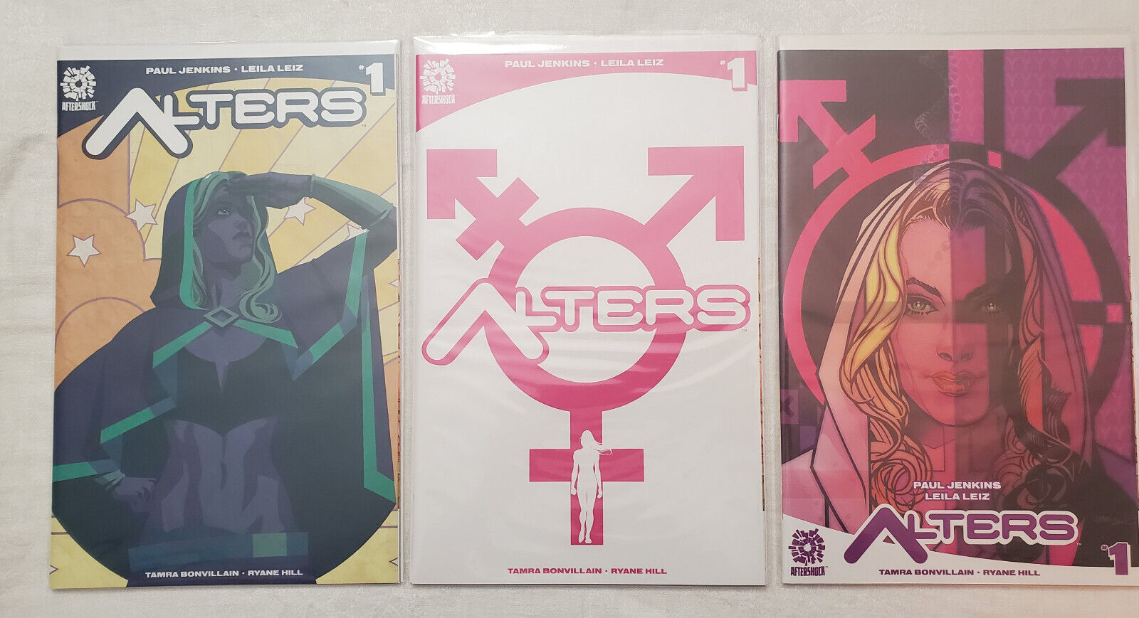 Alters #1 1:10 1:25 Variant Covers ABC Lot of 3 AfterShock 2016 1st transgender