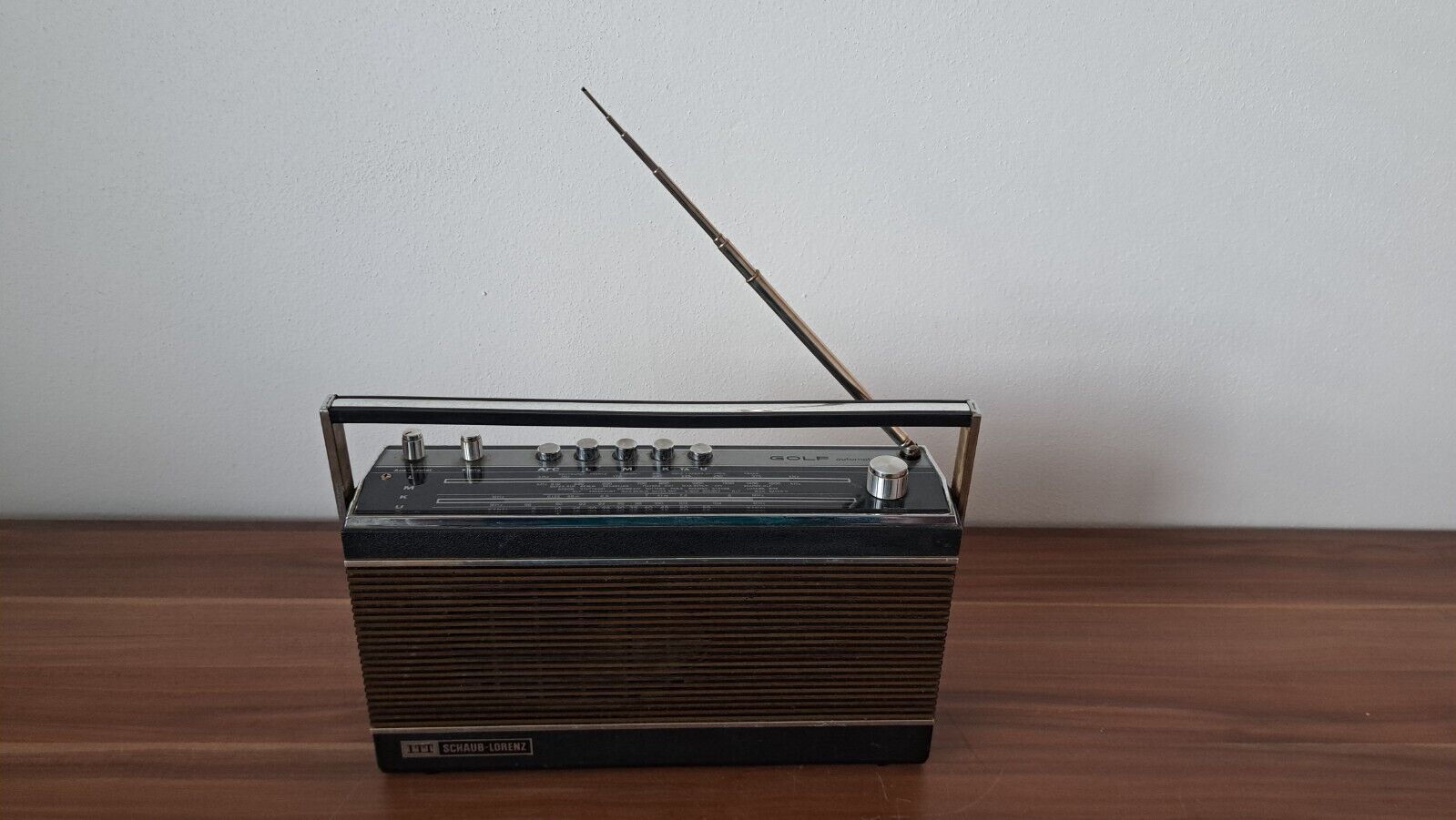Vintage transistor radio ITT Schaub-Lorenz Germany.