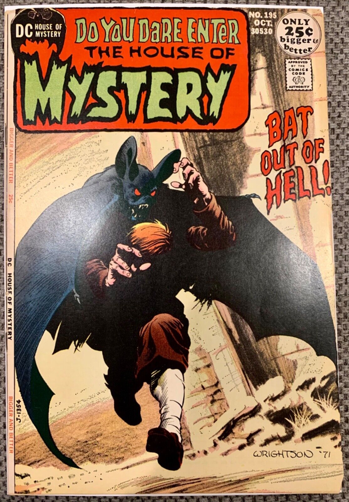 House Of Mystery #195 (DC, 1971) Wrightson cover
