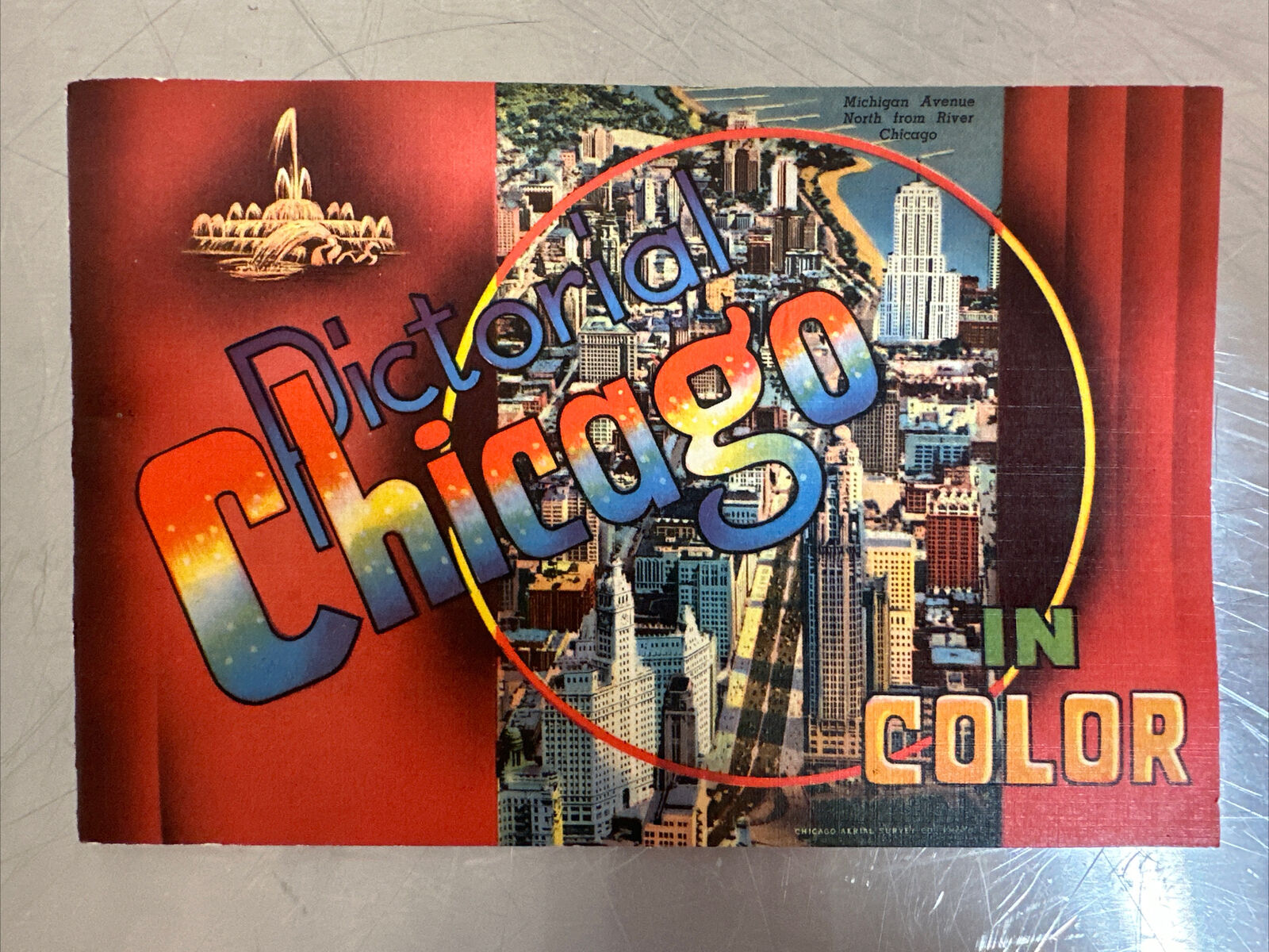 Pictorial Chicago In Color By Curt Teich And Co Inc Booklet 1950