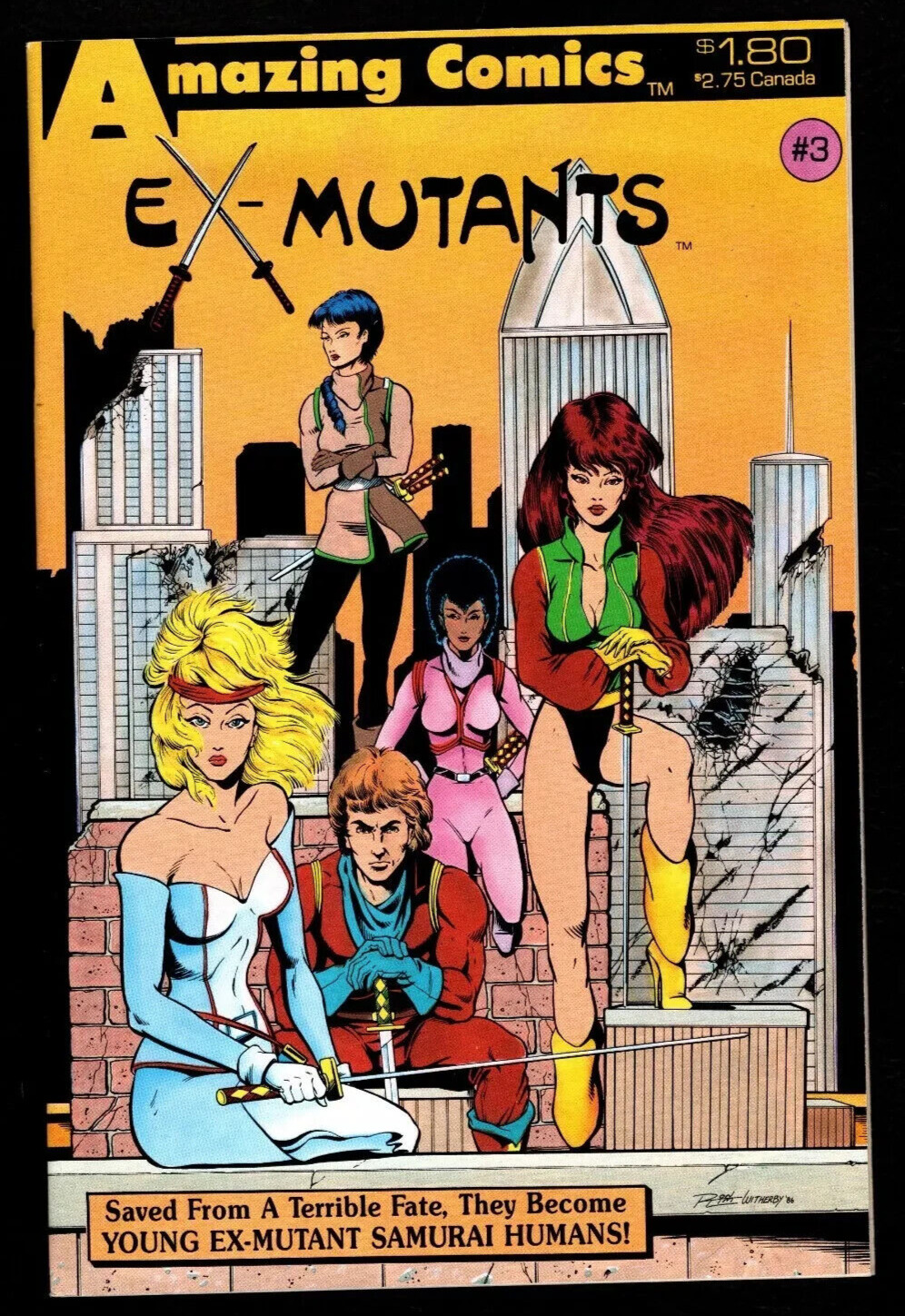 Ex-Mutants #3 Amazing (Eternity) Comics Vintage 1987 VF/NM 1st Print