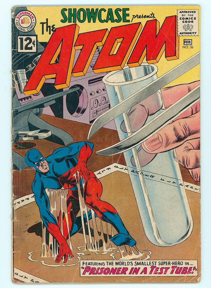 Showcase 36, affordable copy, 3rd appearance of The Atom, classic DC silver