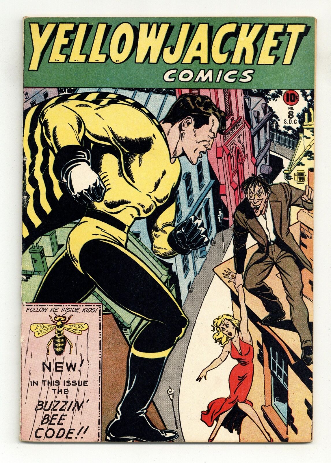 Yellowjacket Comics #8 VG/FN 5.0 1946