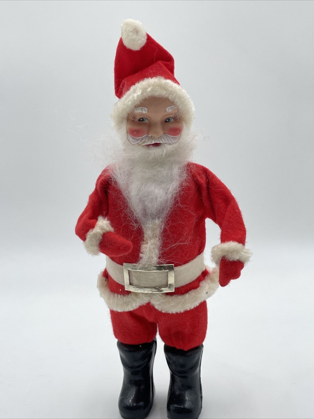 Vintage Standing Santa Made in Japan Christmas Holiday Decor St Nick Cute Happy