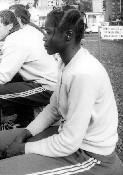 Nigerian athlete Ronke Akindele Olympic Games October 12 1968- 1968 Old Photo