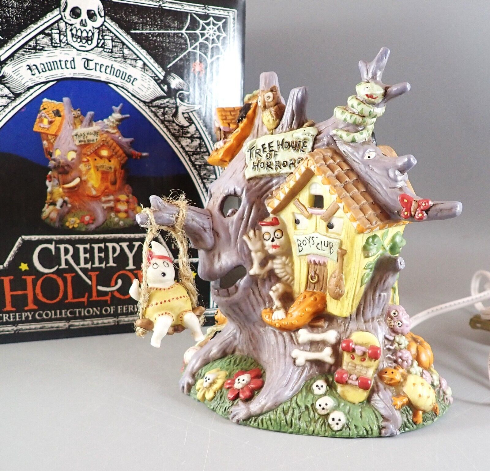 Creepy Hollow Haunted Treehouse Lighted Halloween NIB Midwest of Cannon Falls