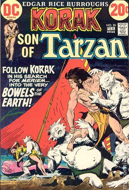 Korak Son of Tarzan #50 VF 8.0 1973 Stock Image