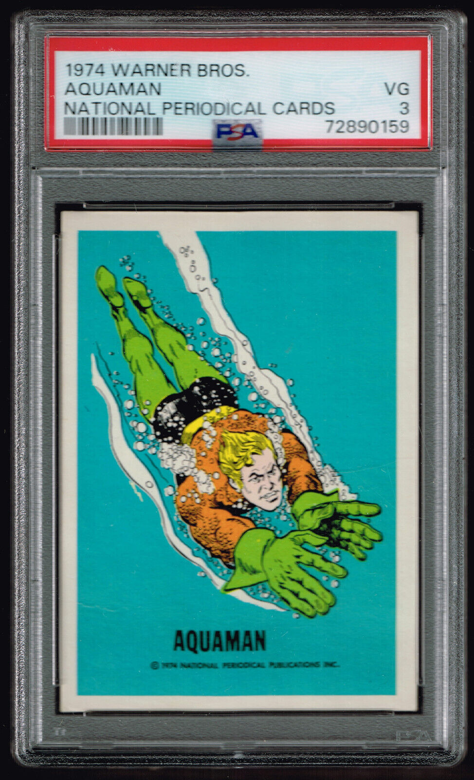 1974 Warner Brothers Aquaman PSA VG-3