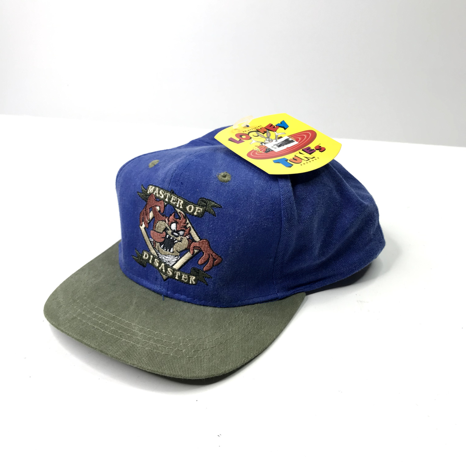 NWT Vintage 1997 Tazmanian Devil Master of Disaster Looney Tunes Snapback Hat