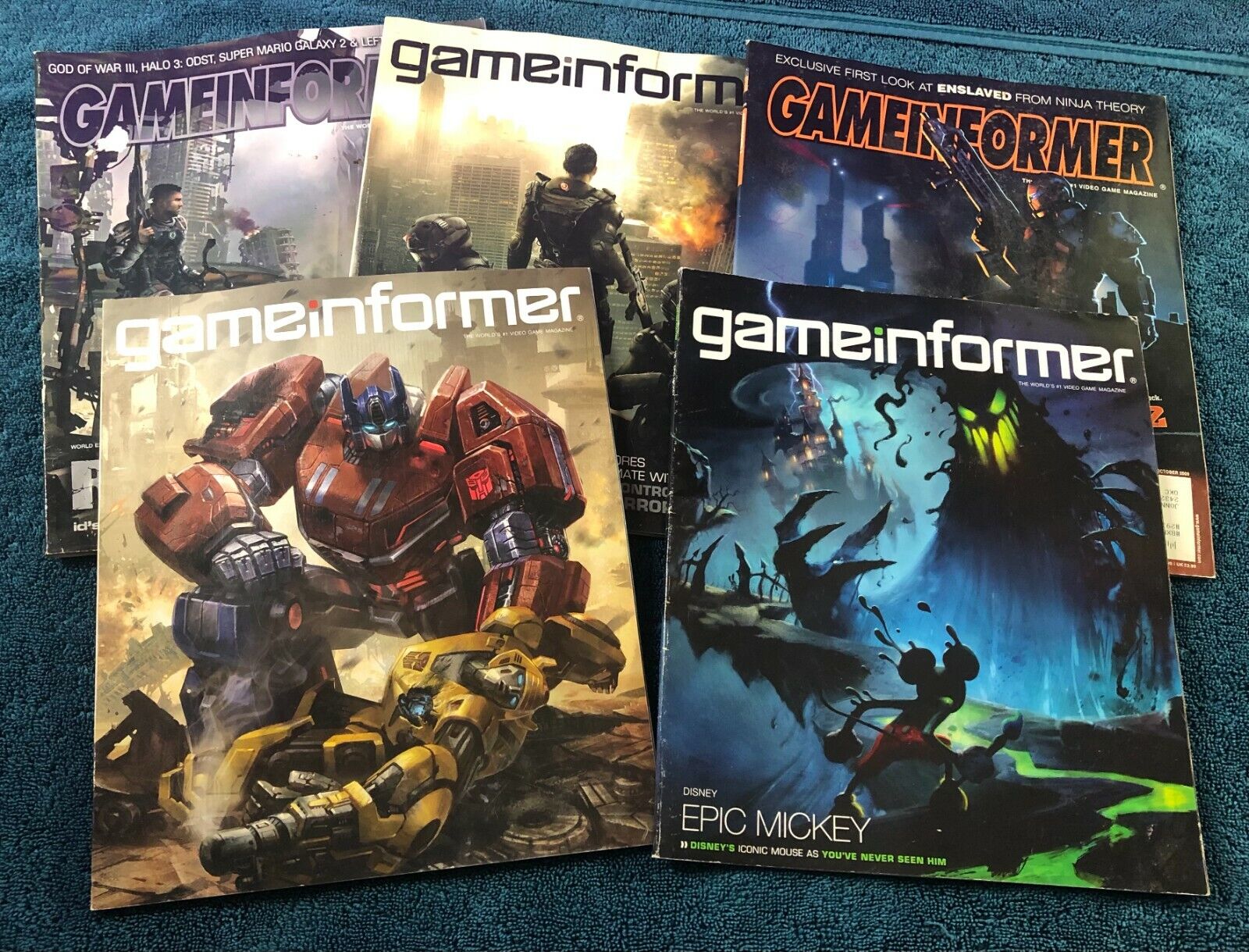 Game Informer Magazine Lot (5 Issues) 
