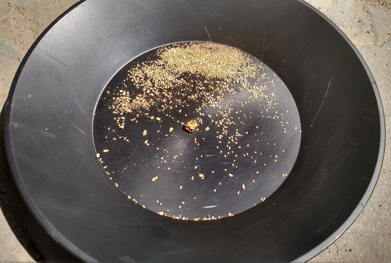 LARGE Gold Paydirt Rich Unsearched & Guaranteed Added GOLD Panning 