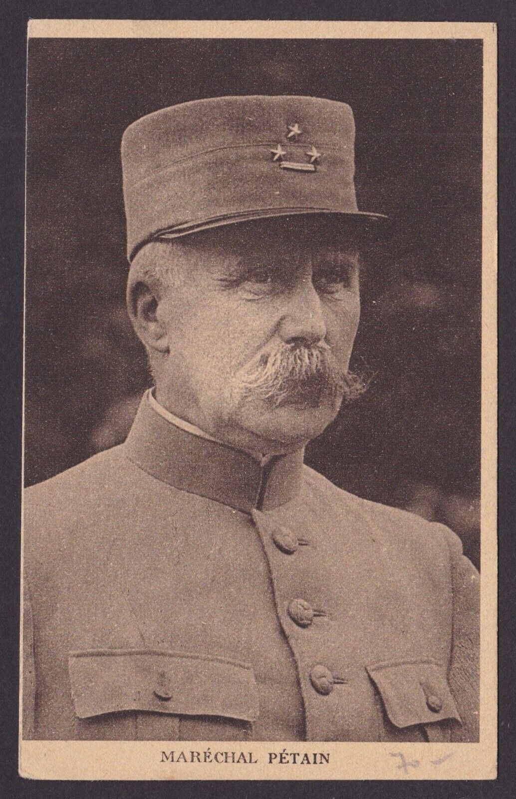 FRANCE, Postcard, Marshal Pétain, WWI, Unused