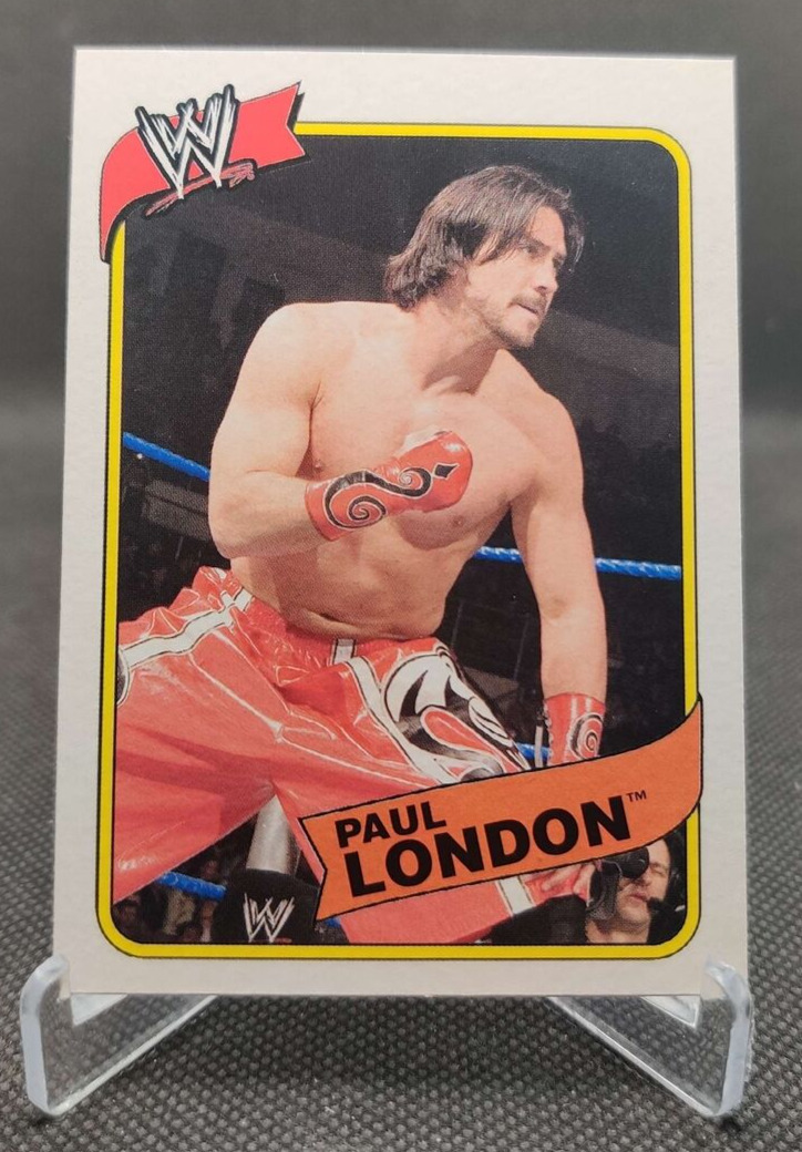 2007 Topps Heritage WWE #50 Paul London wrestling card