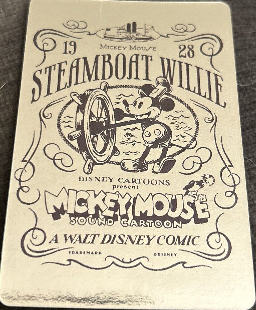 Disney 100 Bandai Steamboat Willie Foil Card