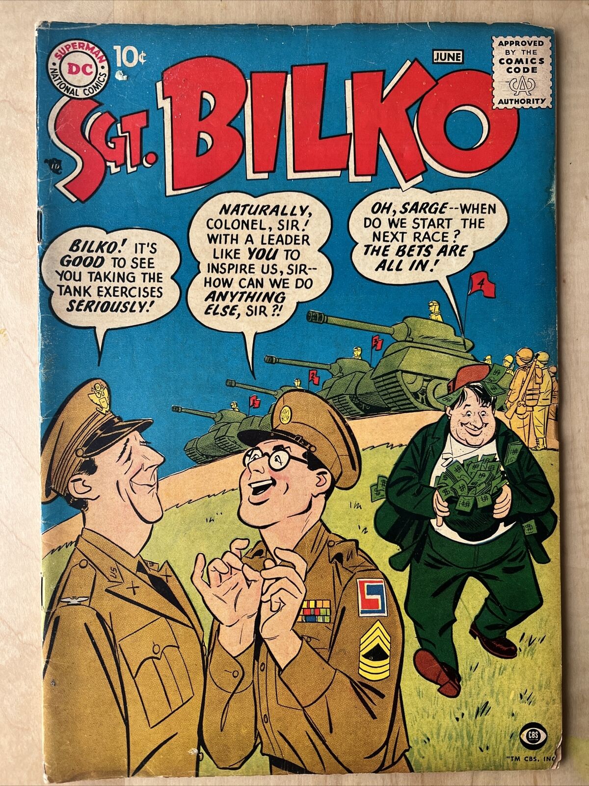 Sgt. Bilko #5 (Phil Silvers) Silver Age-DC Comics FN {Generations}