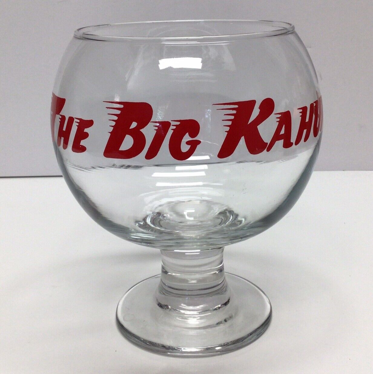 Vintage The Big Kahuna Cocktail Fishbowl Drink Tiki Bar Glass - Hard to Find