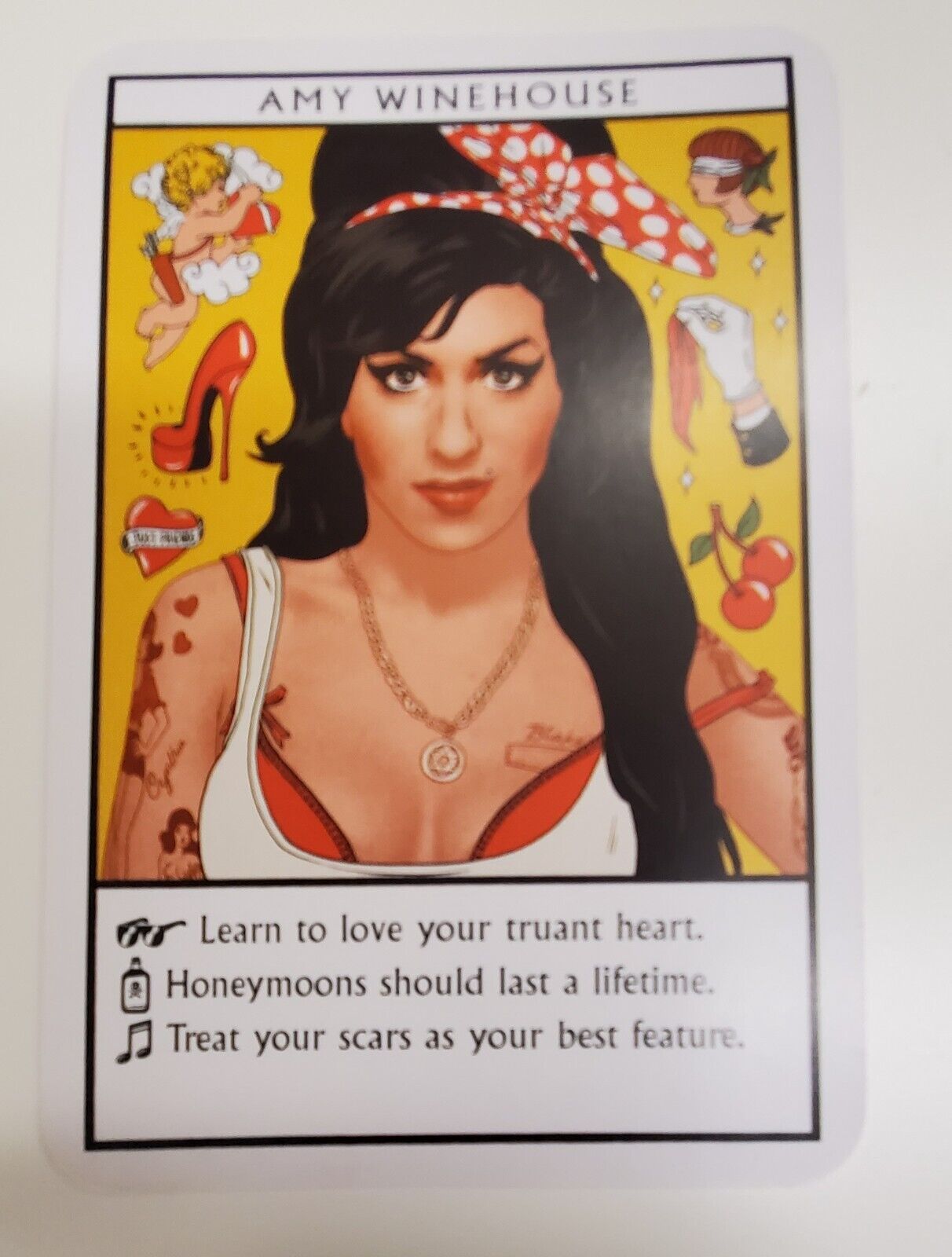 Amy Winehouse Music Pop Rock Tarot Trading Card 2019 Mint