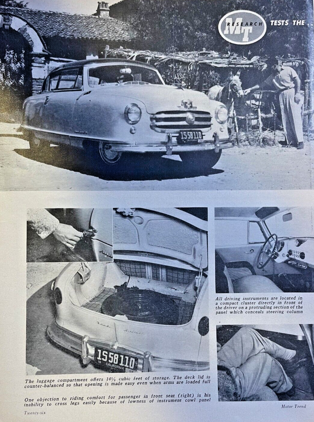 1952 Road Test Nash Rambler