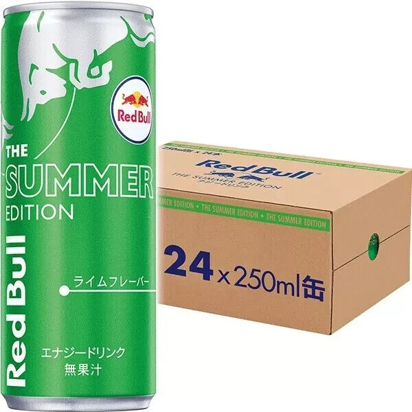 Red Bull Energy Drink summer edition lime flavor 250mlx24 Limited Japan cool