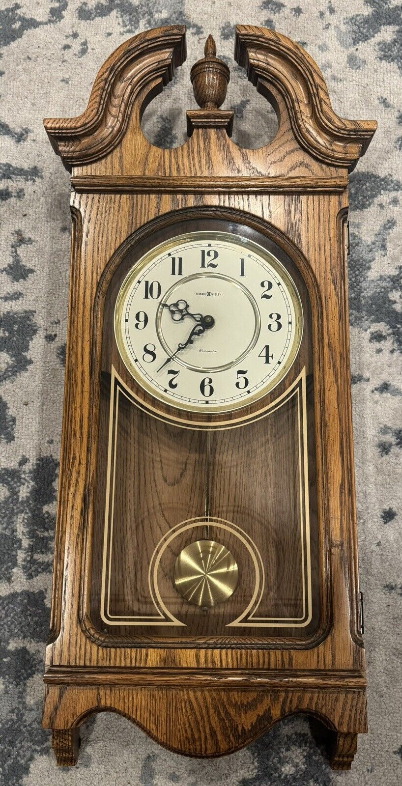 Rare Howard Miller Wall Clock Westminster 613-165