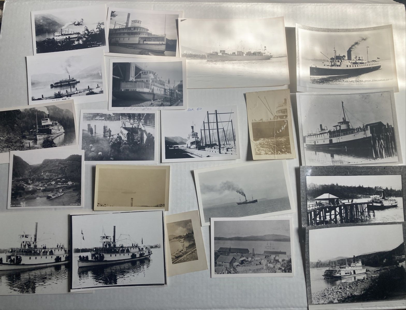 Steamship Steamer Boats Ships Original Vintage Photograph Lot 20 Photos