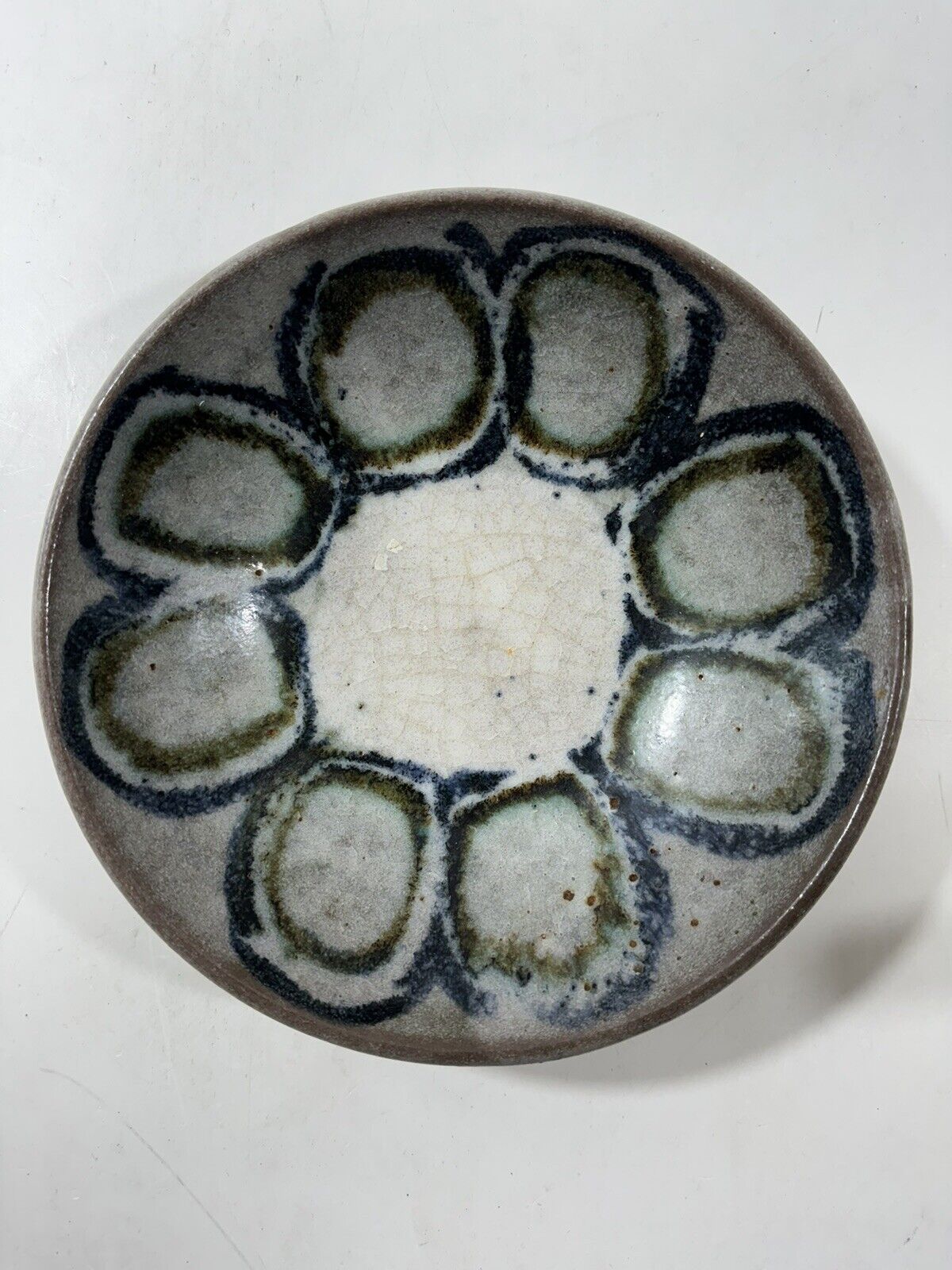 Vintage 1969 Handmade Ceramic Catch All Bowl Stoneware