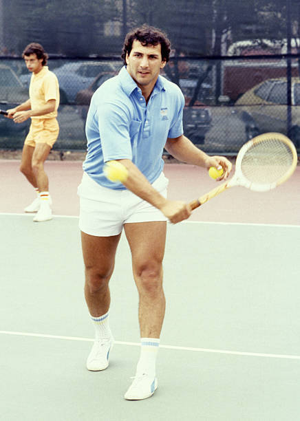 John Cappelletti at Third Annual Pro-Celebrity Tennis Benefit on J- Old Photo