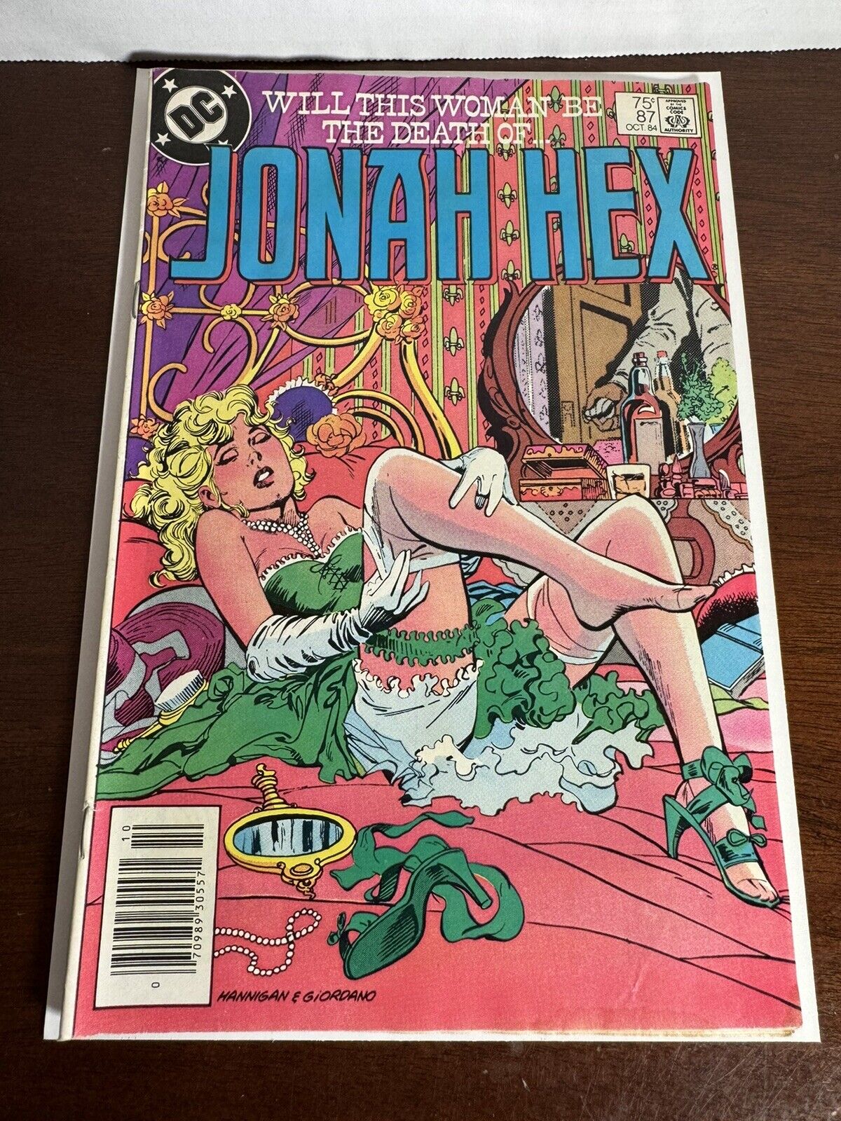 Jonah Hex #87 DC Comic 1984 Western Book GGA Beautiful Woman Cover Newstand A