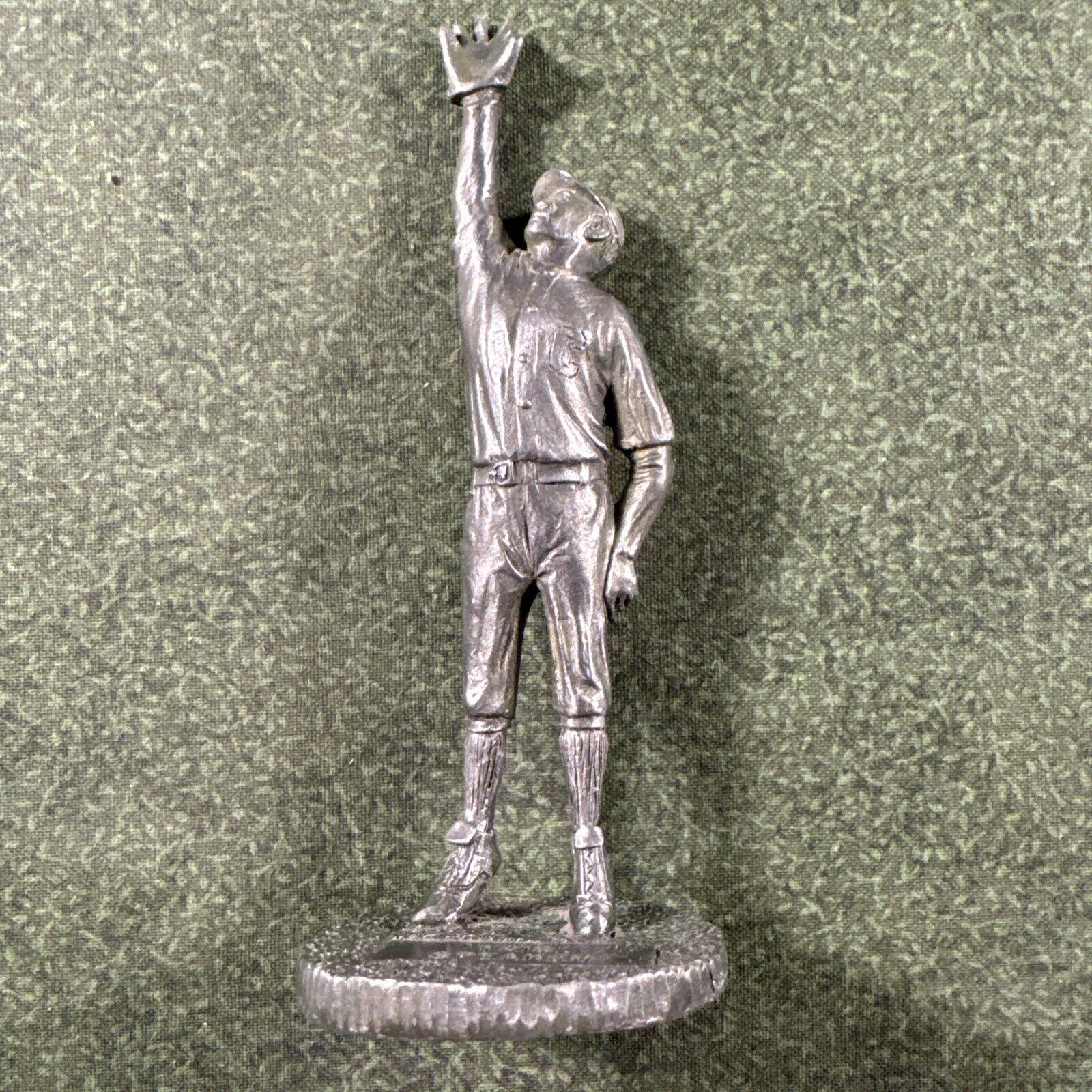 Tris speaker signature miniature 1979 pewter mini statue Hall of Fame Cleveland