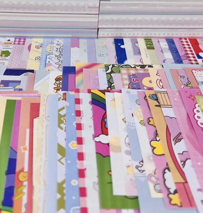 100 Cute Sanrio Memo Sheets ~ Kawaii Stationery For Scrapbooks Notes & Crafts