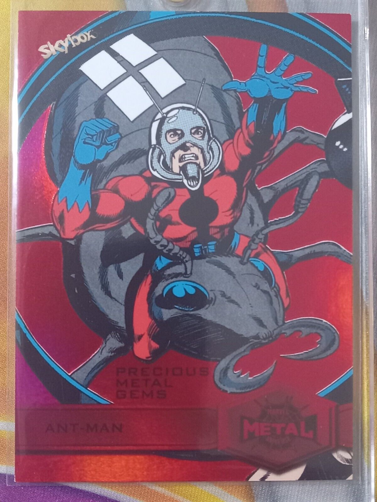 Ant Man Pmg Red /100 Marvel Metal Universe Card
