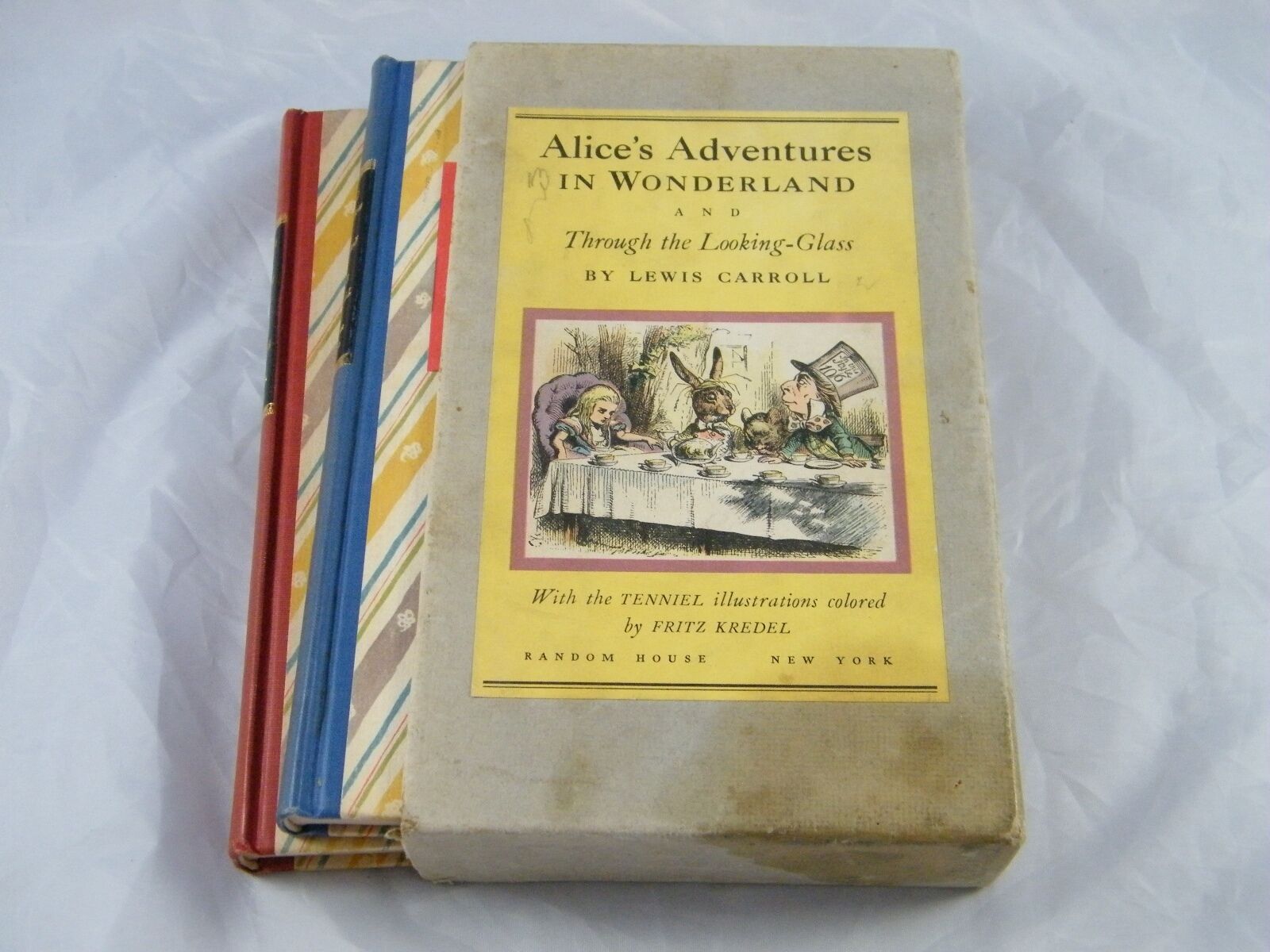 1946 ~  ALICE'S ADVENTURES IN WONDERLAND & THROUGH THE LOOKING GLASS  L. CARROLL